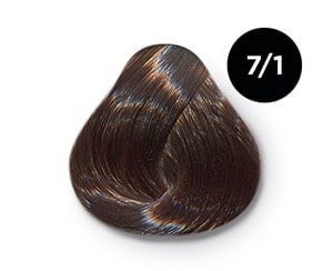 OLLIN performance 7/1 русый пепельный 60мл перманентная крем-краска для волос